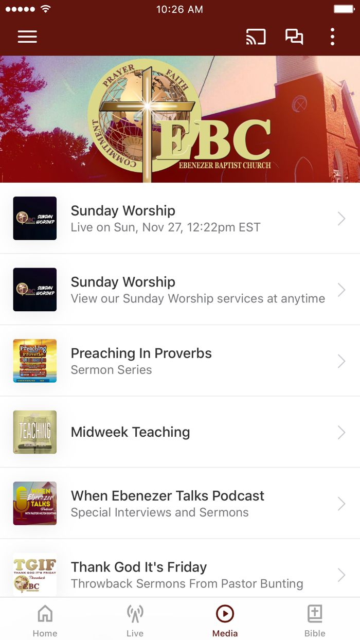 Ebenezer Baptist Exmore VA