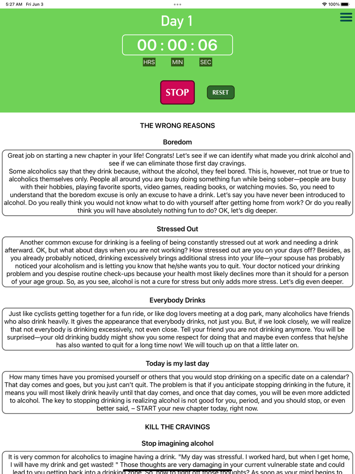 Quit Drinking - 7 Days Guide