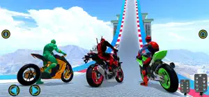 Superhero Bike Racing Games 3d screenshot #2 for iPhone