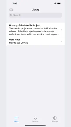 CutClip - Web Offline Reading iPhone image 3