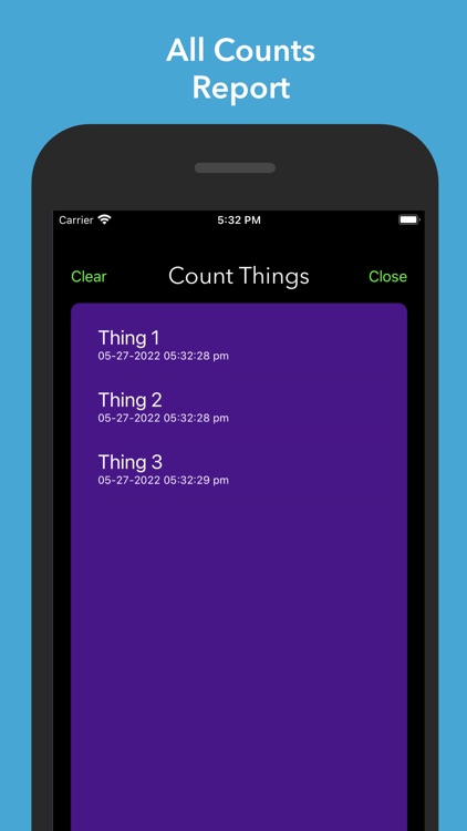 Count Things App