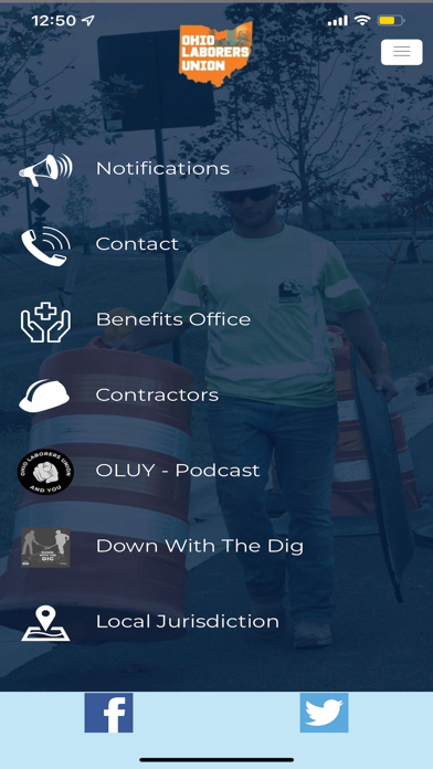 Ohio Laborers Union. iPhone screenshot 1 - Reference app