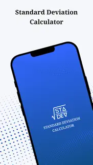 standard deviation -calculator iphone screenshot 1