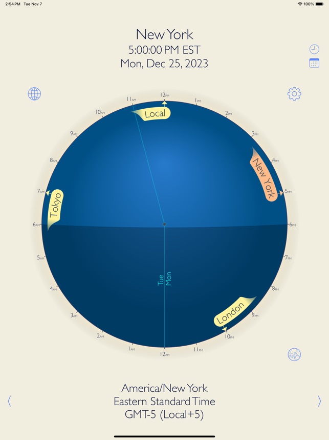 World Clock - Time Shifter Pro」をApp Storeで