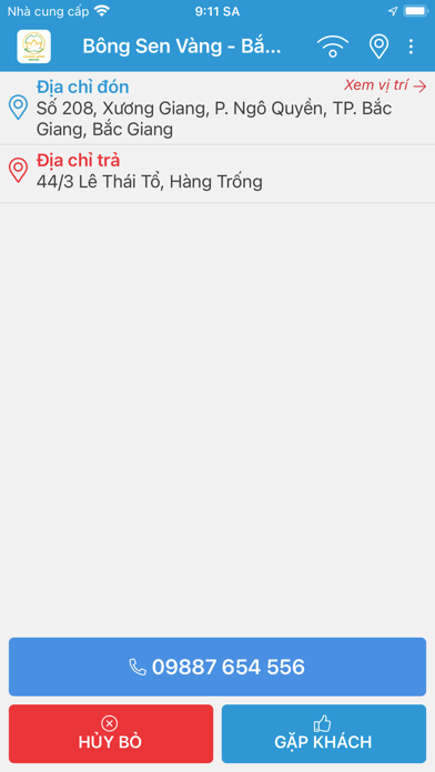 Lái xe Bông Sen Vàng Screenshot