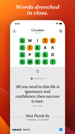 Game screenshot Circadian: Word Game mod apk