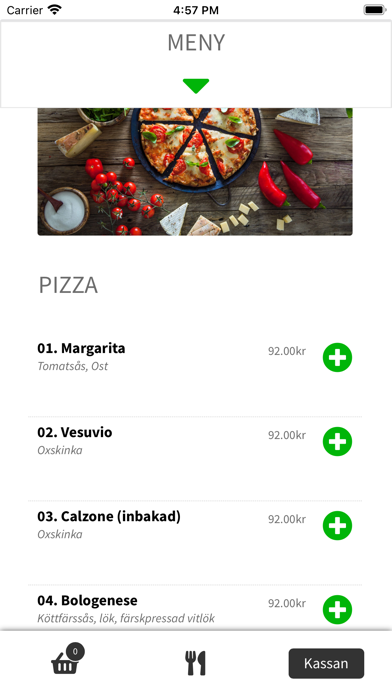Olympia pizzeria Screenshot