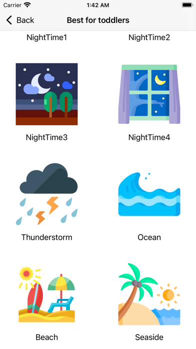 Baby Sleep Sounds Bedtime Fan Screenshot