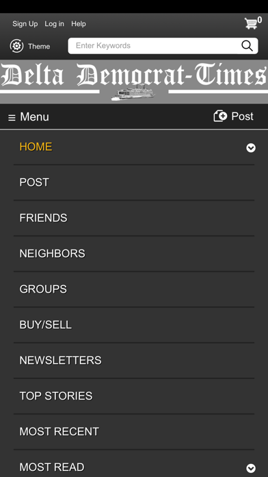 The Delta Democrat-Times Screenshot