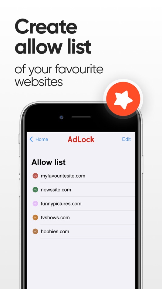 #5. AdLock: Ads Blocker & Privacy (iOS) 由: Hankuper s.r.o.