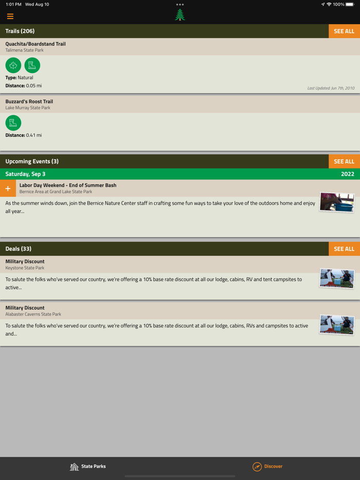 OK State Parks Official Guide