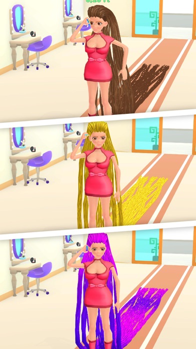 Hair Growth Clicker Screenshot