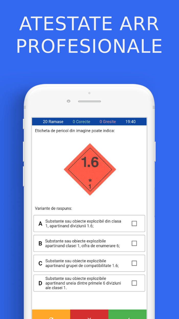 Atestate profesionale ARR