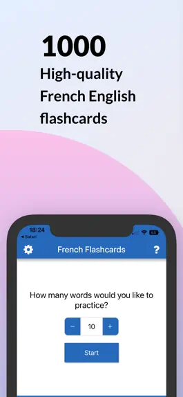 Game screenshot French Flashcards - 1000 words mod apk