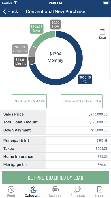 Orange Mortgage Screenshot