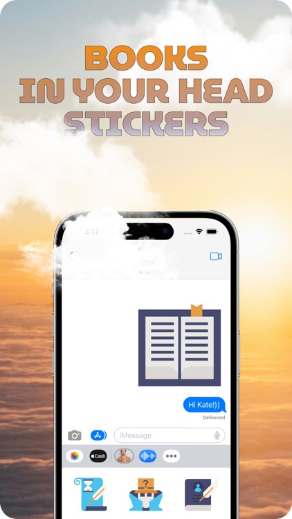 Books in Your Head stickers