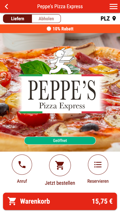 Peppe's Pizza Express Screenshot