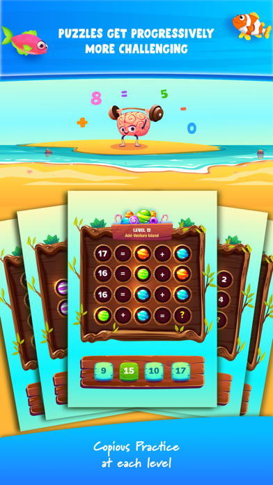 Jelly Cove - Math Puzzles Screenshot