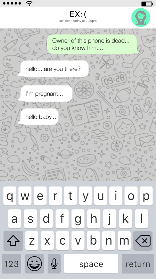 #2. Message Shot (iOS) 来自: Oksana Voloshyna