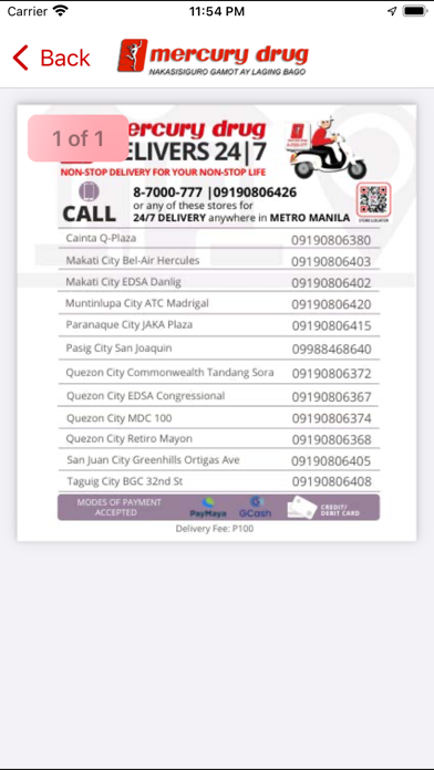 Mercury Drug Screenshot