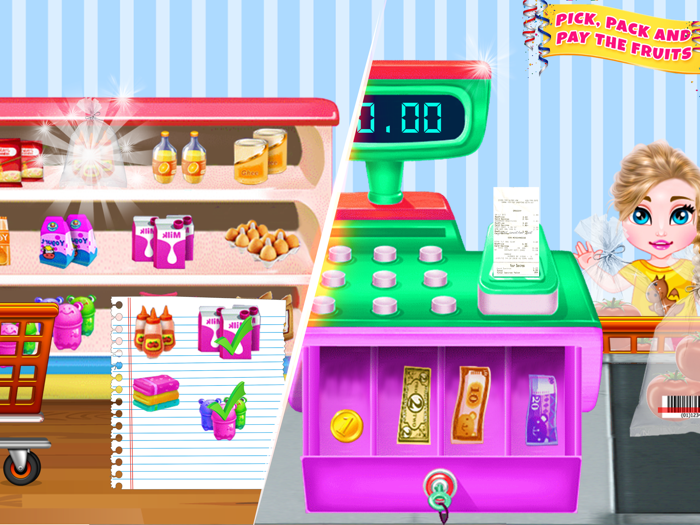 Supermarket FunGame For girls