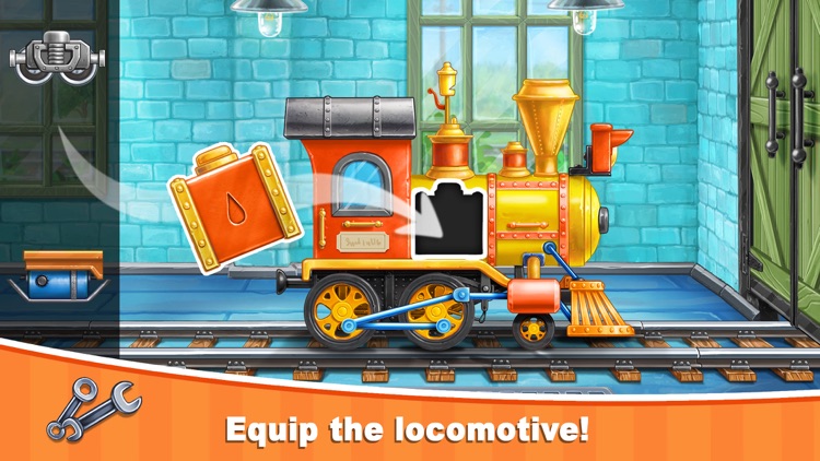 Play free toddler game online: Trains