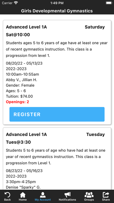 Gymnastics Gold Screenshot