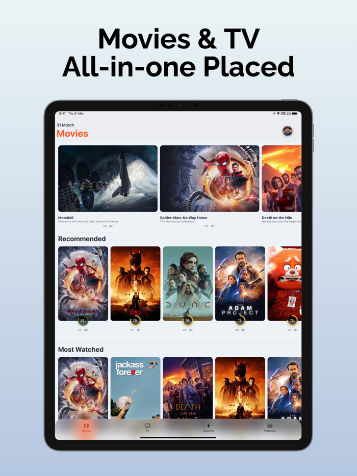 Watchlist Track TV and Movies