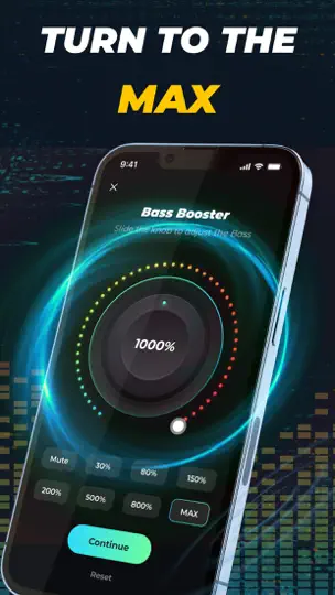 Captura de pantalla de Aumentar Volumen: Max Volume en iPhone 2