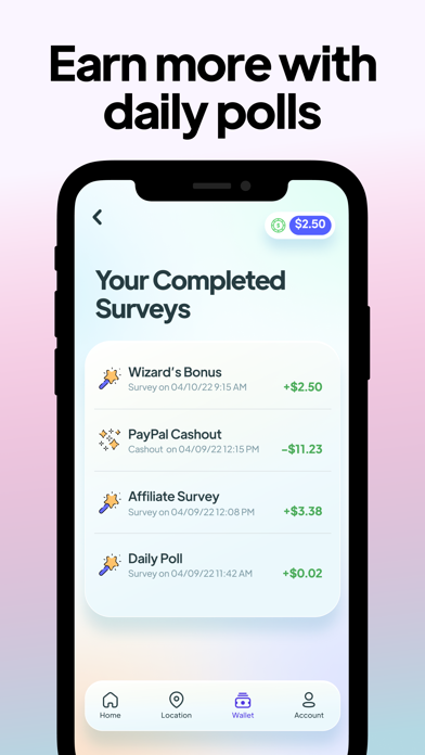 SurveyParty - Earn Cash Fast Screenshot