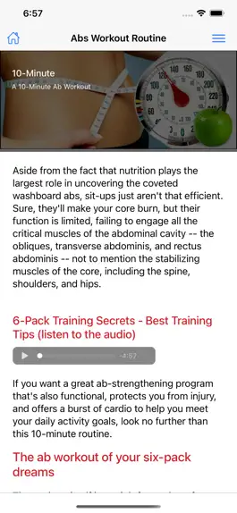 Game screenshot Abs Workout Routine apk