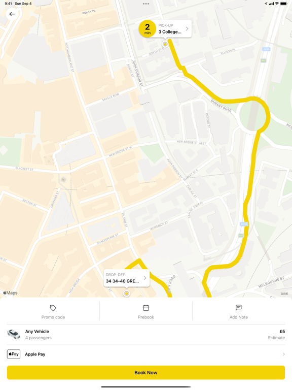 Screenshot #6 pour Budget Taxis