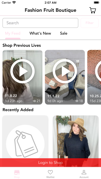 Fashion Fruit Boutique Screenshot