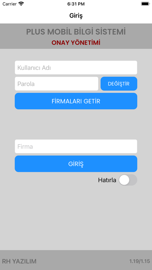 #1. Plus Mobil Onay (iOS) Podle: UGUR GOLGEDAR