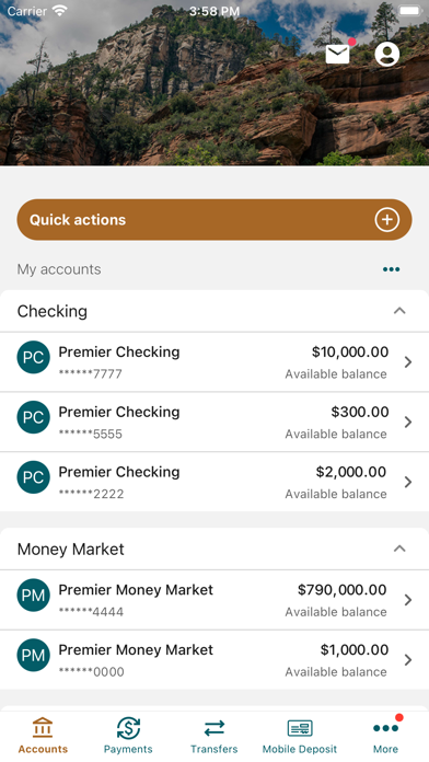 NB|AZ Mobile Banking Screenshot