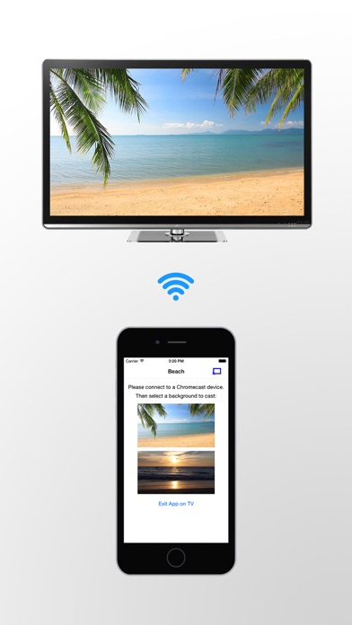 Beach Backgrounds on TV Screenshot