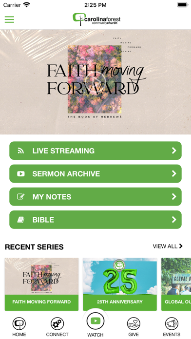 Carolina Forest Comm Church Screenshot