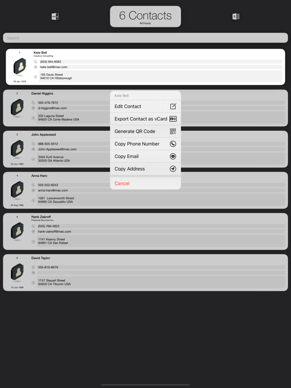 Excel Contactsのおすすめ画像2