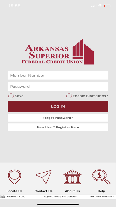 Arkansas Superior FCU Screenshot