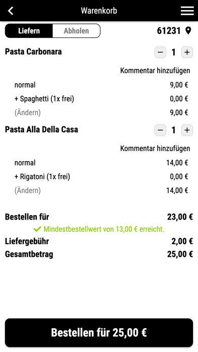 Pizza Welt Screenshot