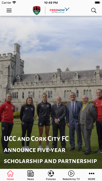 Cork City FC Screenshot