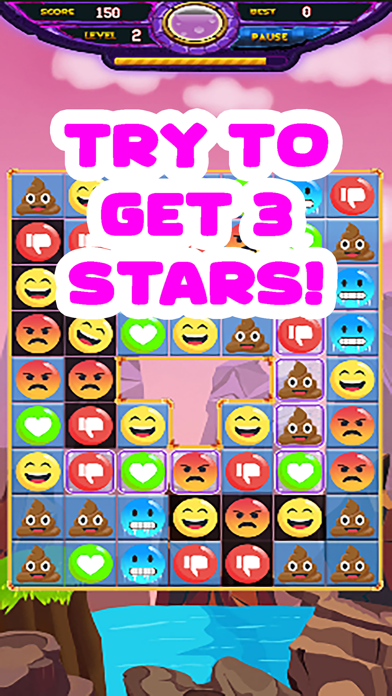 Emoji Rush Match 3 Screenshot