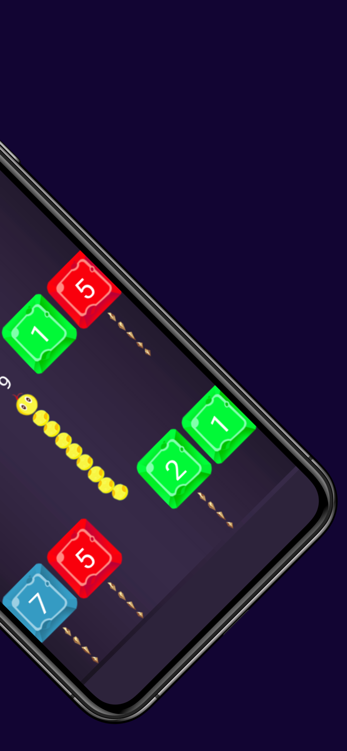 Snake attack Block game