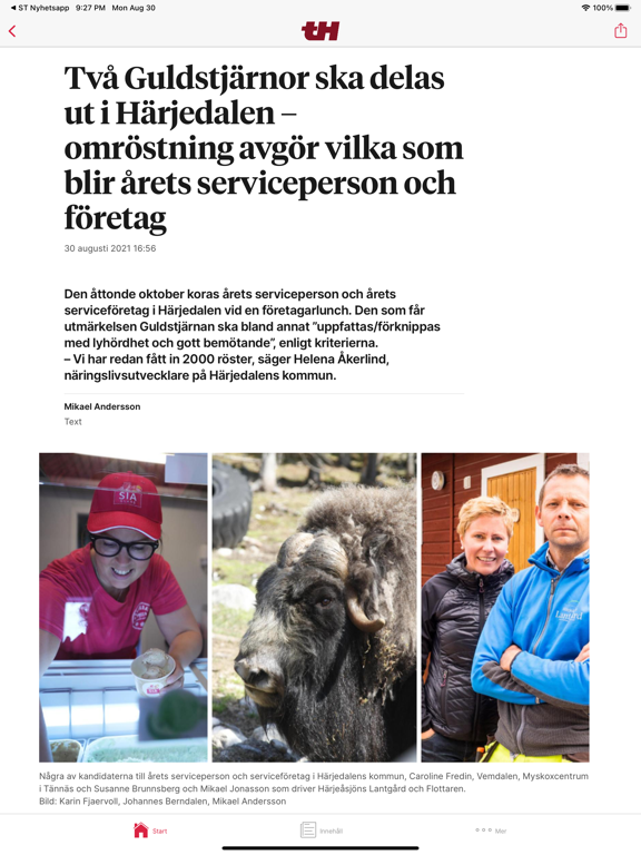 Screenshot #5 pour Tidningen Härjedalen Nyhetsapp