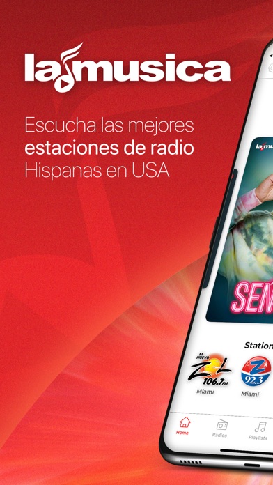 Screenshot #1 pour LaMusica - Radio & Podcasts