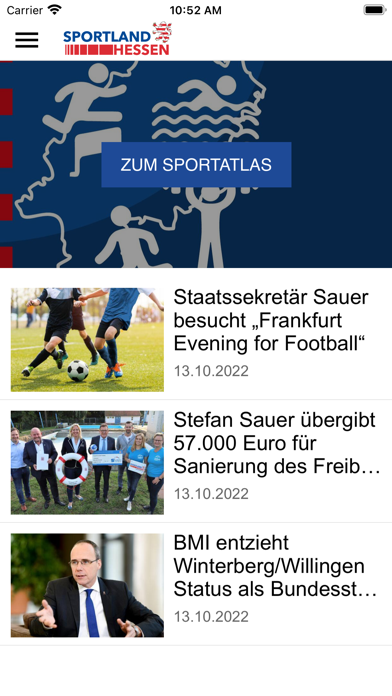 Sportland Hessen App Screenshot