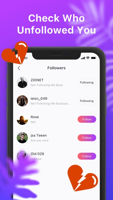 Followers Reports + Analyzer Screenshot