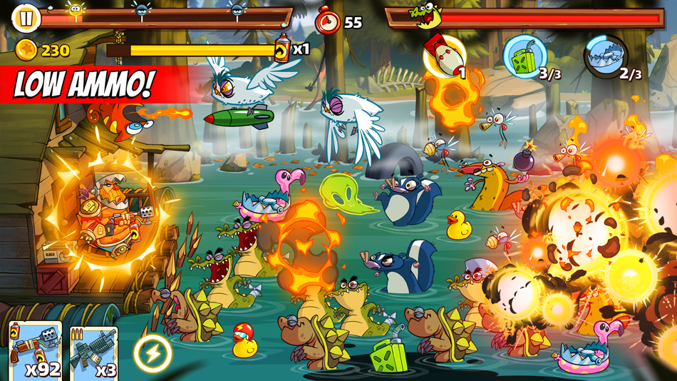 #1. Swamp Attack 2 (iOS) 来自: Moving Eye