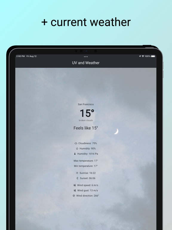 Screenshot #6 pour UV + Weather