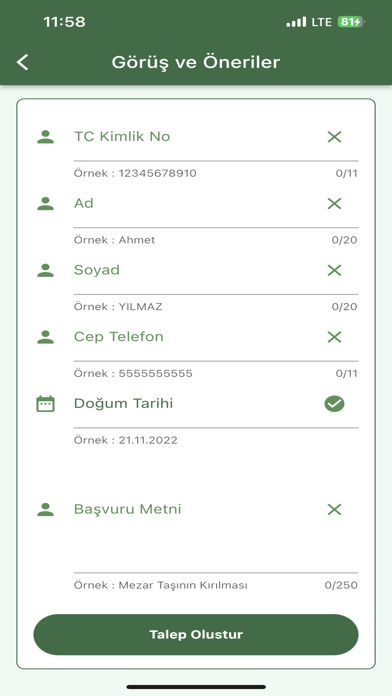 Bursa Mezarlık Bilgi Sistemi Screenshot